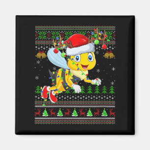 Womens Honey Bees Ugly Christmas Sweaters Holiday  Magnet
