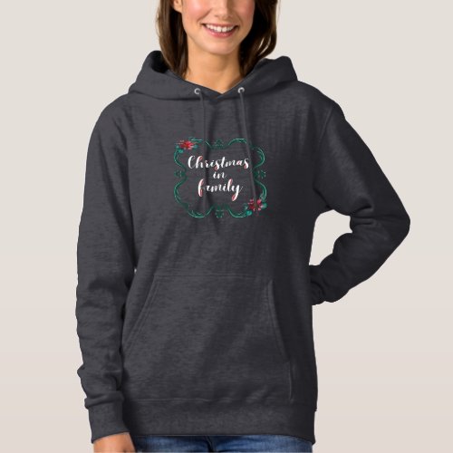 Womens hooded sweatshirt