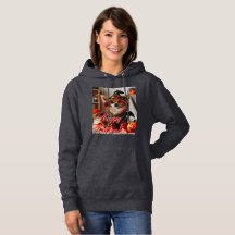 Women's Hoodies Halloween dog