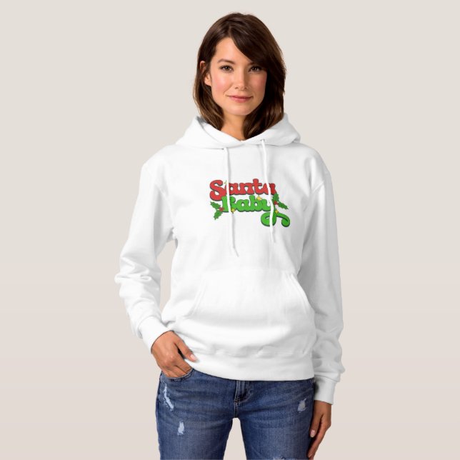 Womens Hoodies Long Sleeve Fit Hooded SweatShirt (Front Full)
