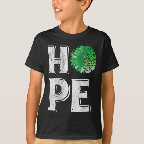 Womens Hope Mental Health Men Women Kids Mental He T_Shirt