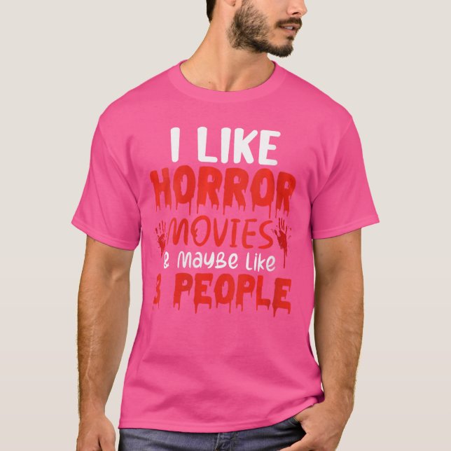 Womens Horror Movie Gift Idea Scary Moviesrue Crim T-Shirt (Front)