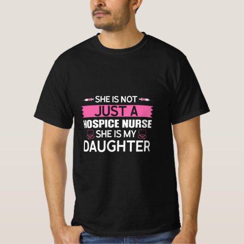 Womens Hospice Nurse is my daughter Hospice Nursin T_Shirt