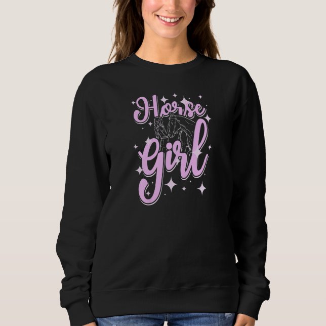 Womens Hourse girl Sweatshirt (Front)