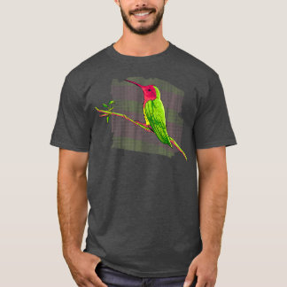Womens Hummingbird Art Gift T-Shirt