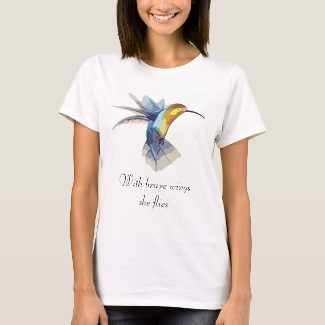Womens Hummingbird T-shirt (Front)