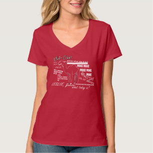 Womens Hump Day V-Neck T-Shirt
