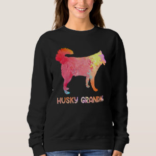 Womens Husky Dog Costume Mother s Day Siberian Hus Sweatshirt