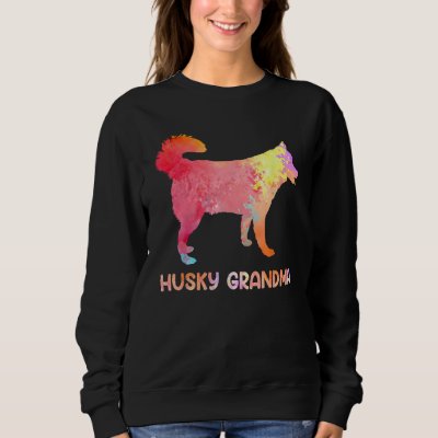 Womens Husky Dog Costume Mother s Day Siberian Hus Sweatshirt