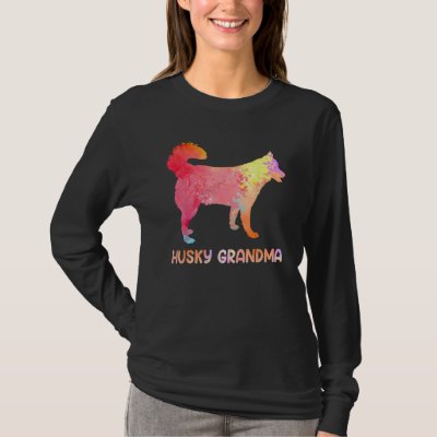 Womens Husky Dog Costume Mother s Day Siberian Hus T-Shirt