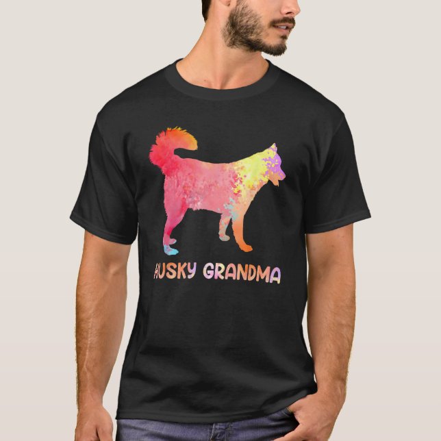 Womens Husky Dog Costume Mother s Day Siberian Hus T-Shirt (Front)