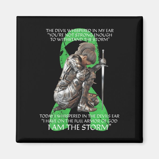 Womens I Am Storm Non Hodgkins Lymphoma Christian  Magnet (Front)