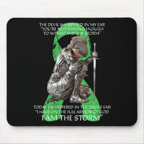 Womens I Am Storm Non Hodgkins Lymphoma Christian  Mouse Pad