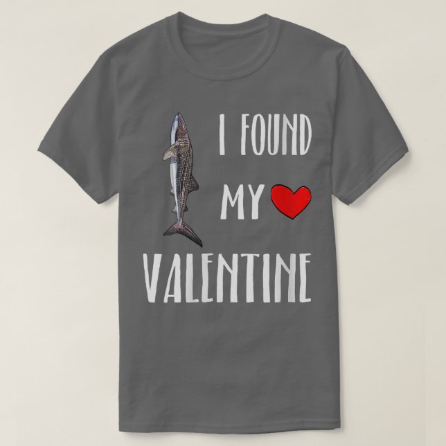 Womens I Found My Valentine Day Whale Shark Lover  T-Shirt (Design Front)