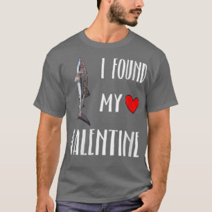 Womens I Found My Valentine Day Whale Shark Lover  T-Shirt