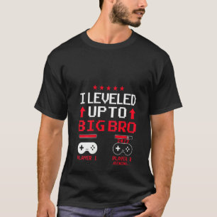 Womens I Leveled Up To Big Brother 2022 Promoted T T-Shirt