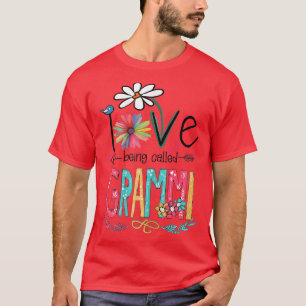 Womens I Love Being Called Grammi Sunflower Gifts T-Shirt