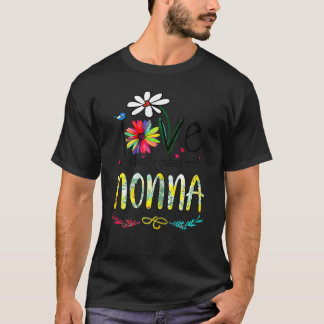Womens I Love Being Called Nonna Sunflower Mothers T-Shirt