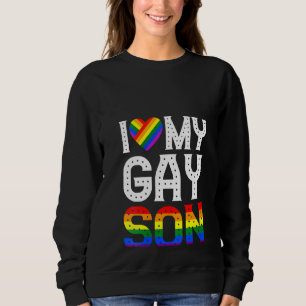 Womens I Love My Gay Son Shirt Gay Pride Gift LGBT