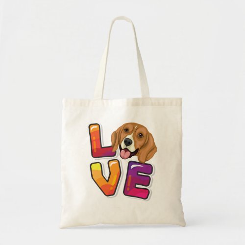 Womens I Love My Jack Russell Dog Puppy Pet Lover  Tote Bag