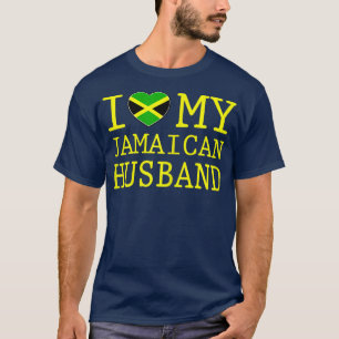 Womens I love my Jamaican Husband T  T-Shirt
