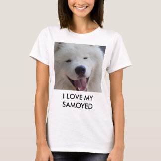 Women's I love my samoyed T-shirt