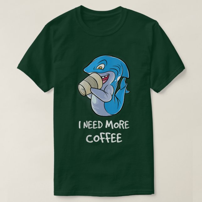 Womens I Need More Coffee In My Mug Caffeine Nerd  T-Shirt (Design Front)