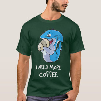 Womens I Need More Coffee In My Mug Caffeine Nerd  T-Shirt