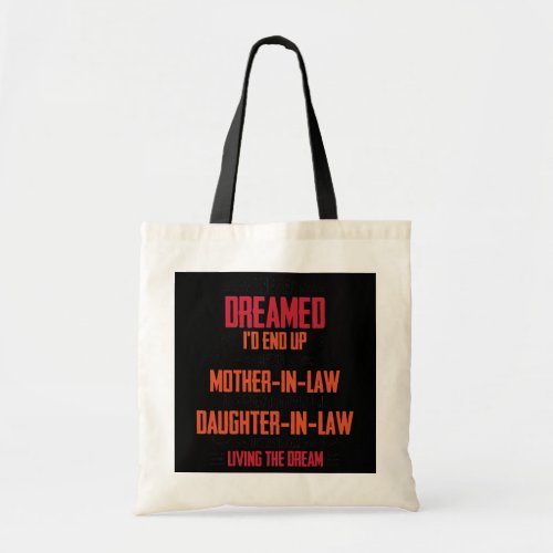 Womens I Never Dreamed Id End Up Being A Mother Tote Bag