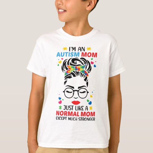 Womens Im an Autism Mom T_Shirt