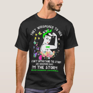 Womens I'm The Storm Bipolar Disorder Awareness V T-Shirt