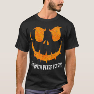 Womens Im With Peter Couple Halloween Girls Women  T-Shirt
