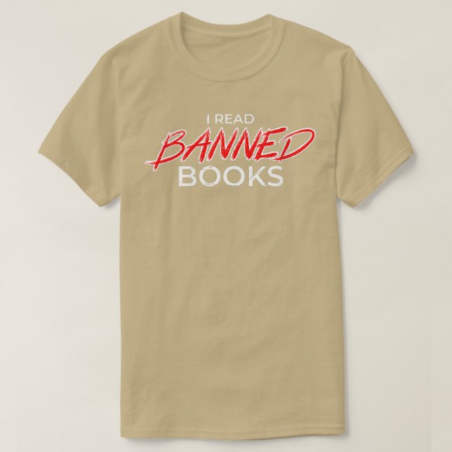 Womens Im With The Banned Funny Book Readers I Rea T-Shirt (Design Front)