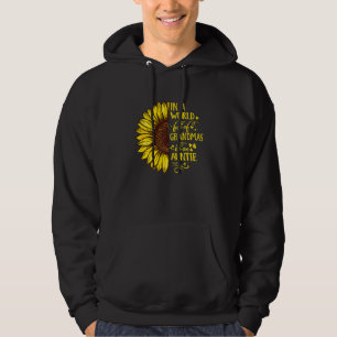 Womens In A World Full Of Grandmas Be An Auntie Fa Hoodie
