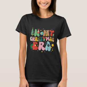 Womens In My Christmas Era Retro Groovy Christmas T-Shirt