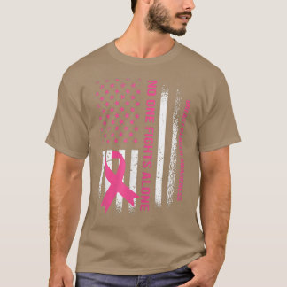 Womens In October We Wear Pink Breast Cancer Aware T-Shirt