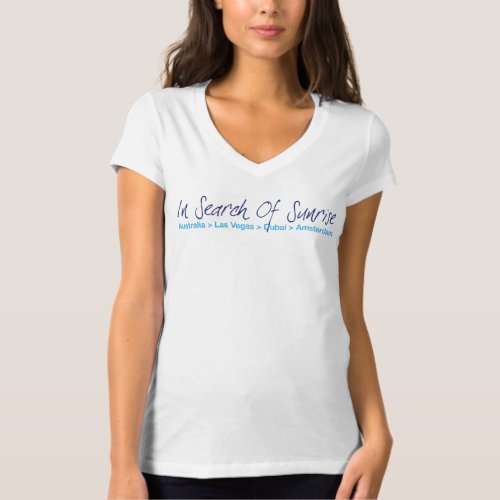 Womens In Search of Sunrise T_shirt _ White