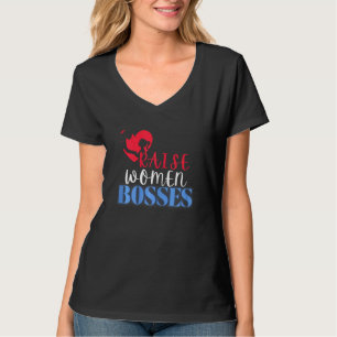 Womens Independent Women Red White And Blue Empowe T-Shirt