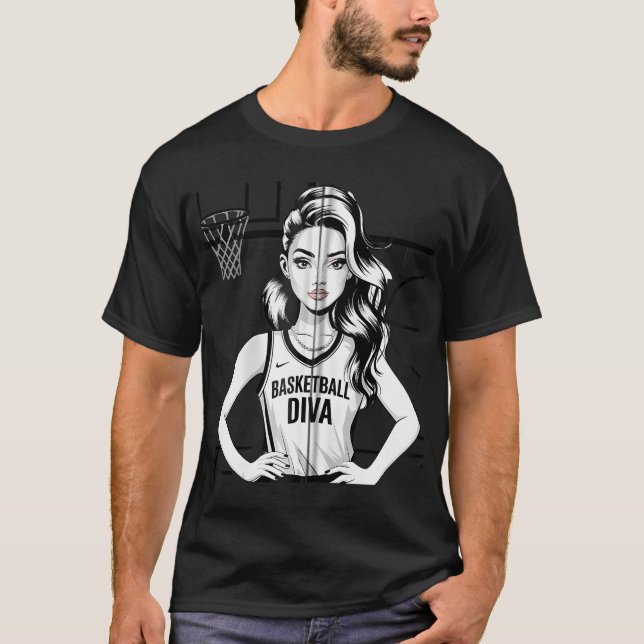 Womens Indoor Basketball Basketball Party Favors F T-Shirt (Front)