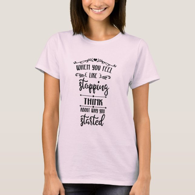 Women's Inspirational T-Shirt (Front)