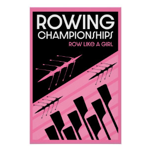 Women's International Rowing Poster