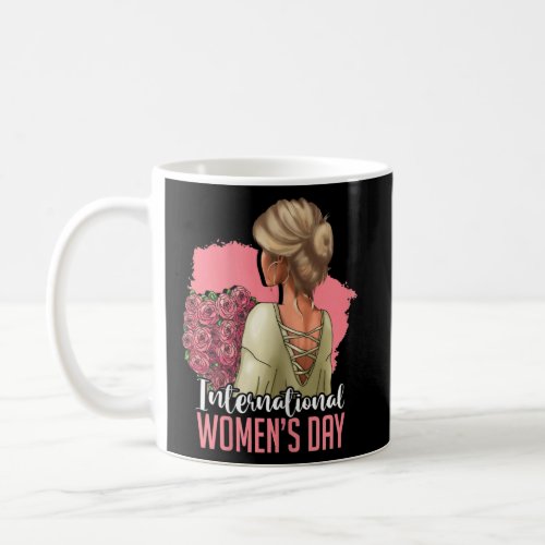 Womens International Womens Day  Beautiful Blonde Coffee Mug
