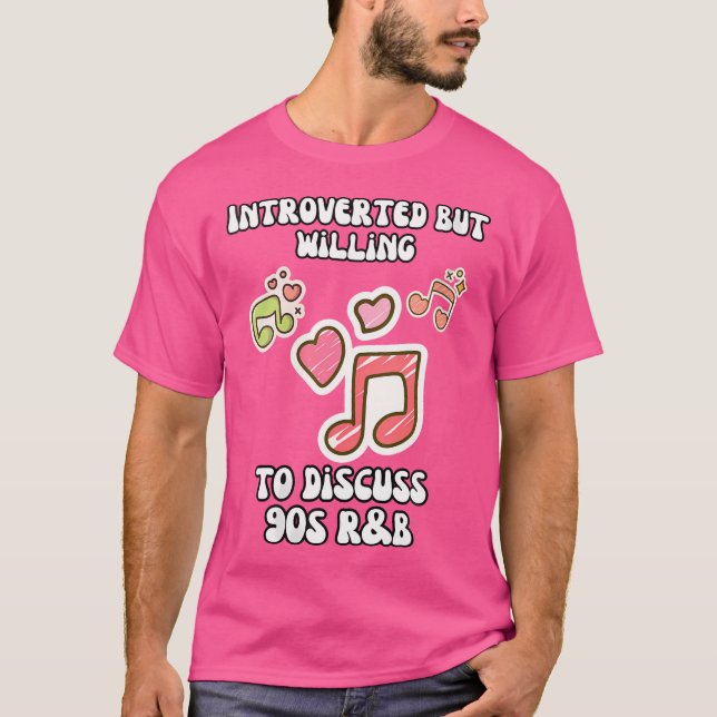 Womens Introverted But Willing To Discuss 90'S Rb T-Shirt (Front)