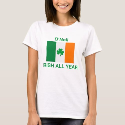 Womens Irish All Year T_Shirt