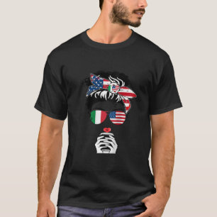 Womens Italian American Coffee Mama Girl Sister Au T-Shirt