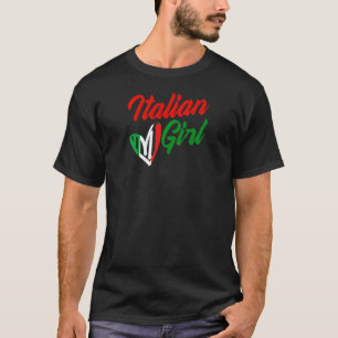 Womens Italian Girl Cute Italy Culture Italian Roo T-Shirt