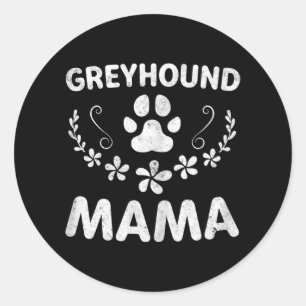 Womens Italian Greyhound Mom Funny Dog Mom Gift Classic Round Sticker