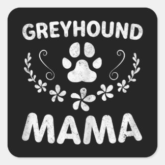 Womens Italian Greyhound Mom Funny Dog Mom Gift Square Sticker