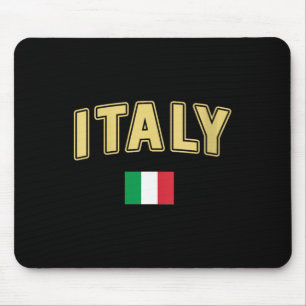 Womens Italy Gift Flag Italy Vintage Italia Italia Mouse Pad