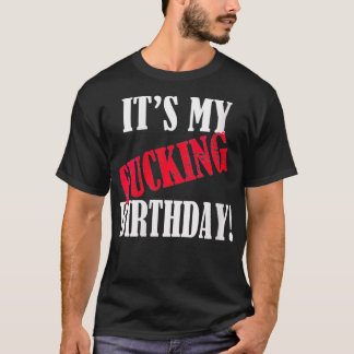 Womens Its My Birthday Funny Birthday Party BDay V T-Shirt